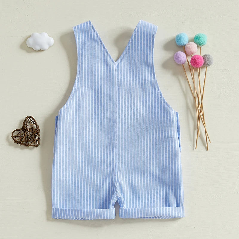 Sleeveless button playsuit