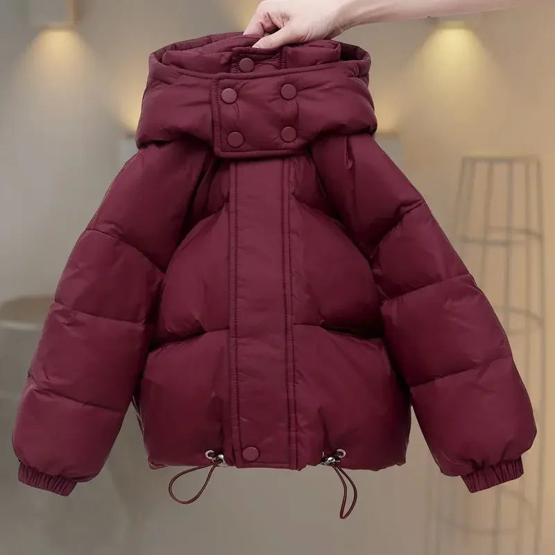 Winter Down Jacket – Thick Hooded Coat (3–12 Years)