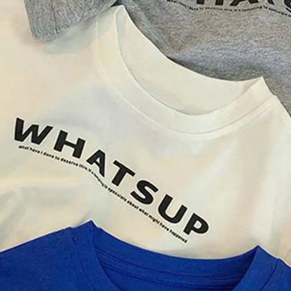 Kids letter print t-shirt