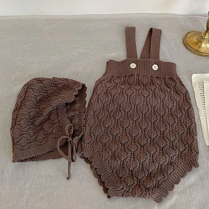 Spring & summer baby girl romper – Sleeveless Knit Jumpsuit