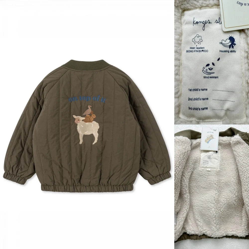 Cartoon warm cotton Coat for boys & girls