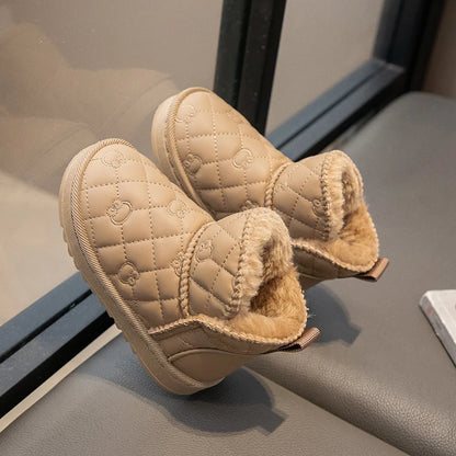 Winter Plush Boots for Children – Soft, Warm & Waterproof Snow Boots