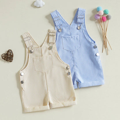 Sleeveless button playsuit