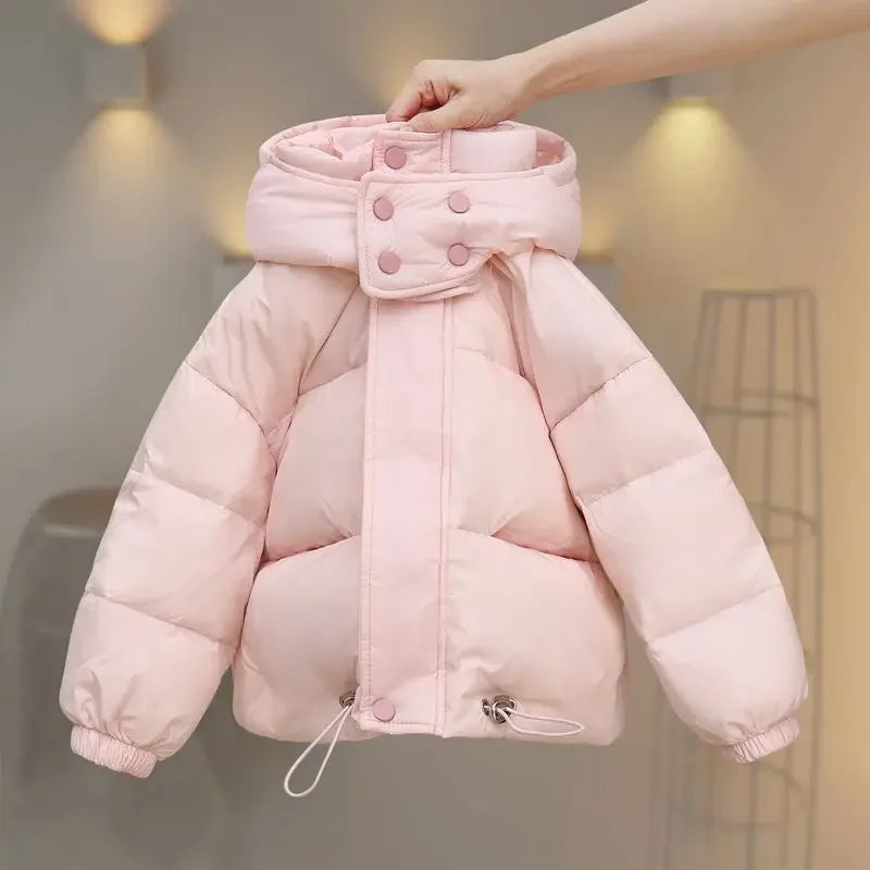 Winter Down Jacket – Thick Hooded Coat (3–12 Years)