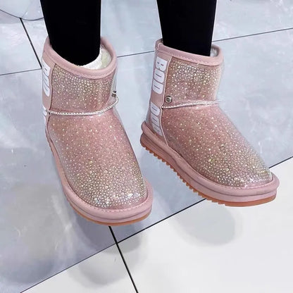 Winter Children’s Waterproof Short Boots – Snow Boots for Girls