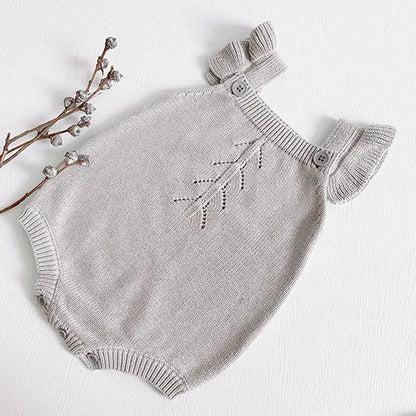 Spring & summer baby girl romper – Sleeveless Knit Jumpsuit