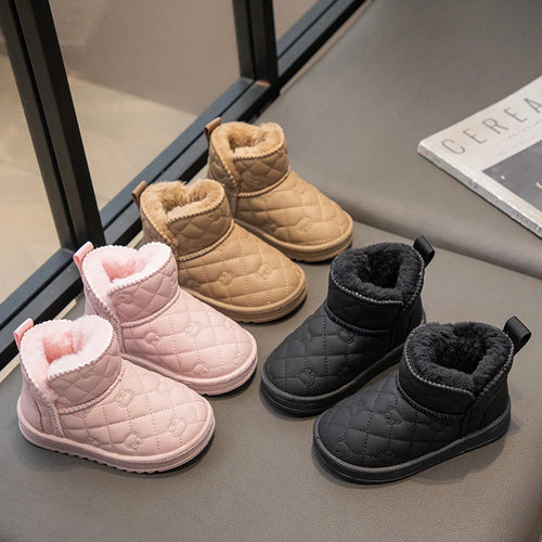 Winter Plush Boots for Children – Soft, Warm & Waterproof Snow Boots