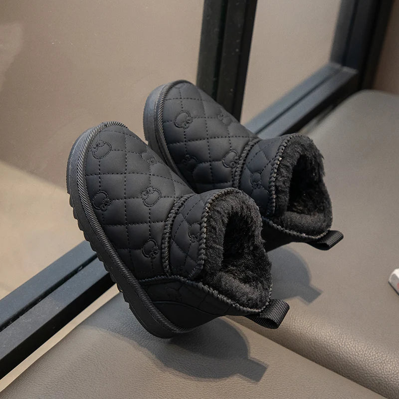 Winter Plush Boots for Children – Soft, Warm & Waterproof Snow Boots